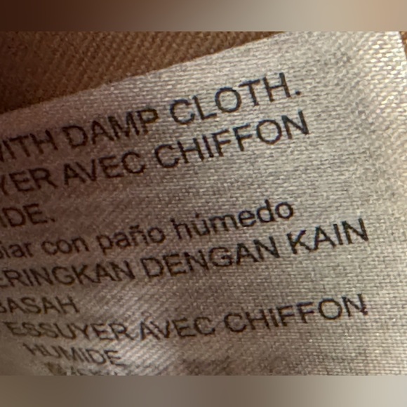 Valentino Orlandi Taupe Vegan Leather Crossbody Handbag Retail 199 NWT - Picture 10 of 11